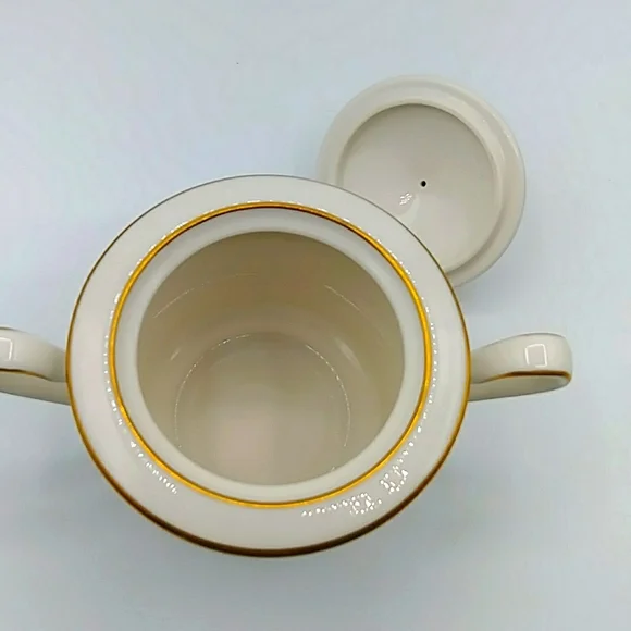 🎷HP! Noritake Ivory China, Creamer and Sugar Bowl "fragrance 7025". Japan - Picture 6 of 14